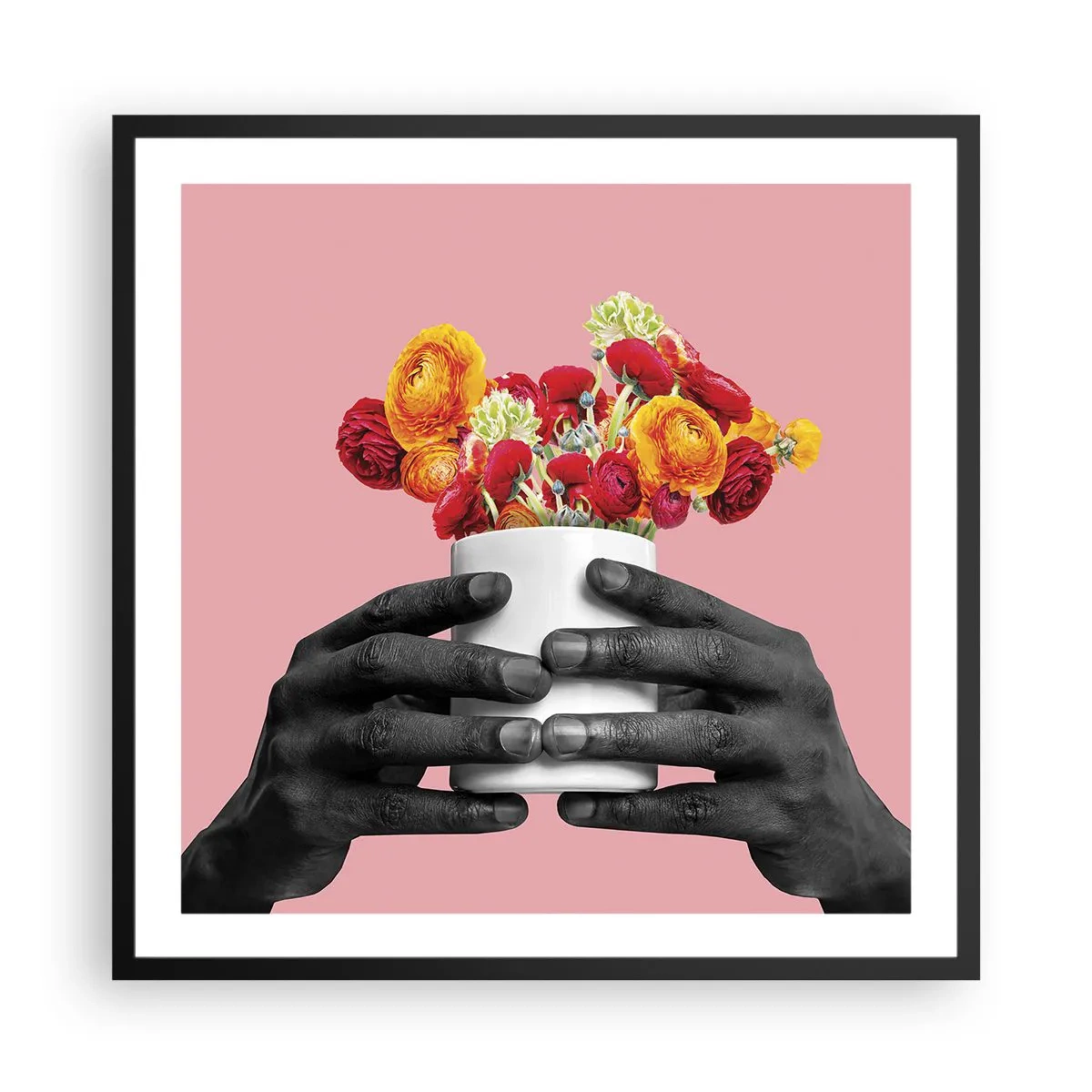Plagát v čiernom ráme - Apoteóza života - 60x60 cm