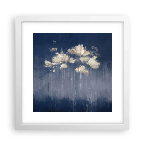 Plagát v bielom ráme - Ako okvetné lístky vo vetre - 30x30 cm