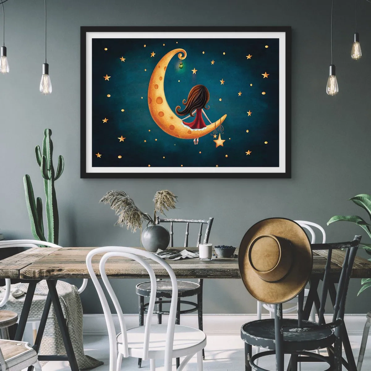 Plagát v čiernom ráme - Kedysi dávno… - 91x61 cm