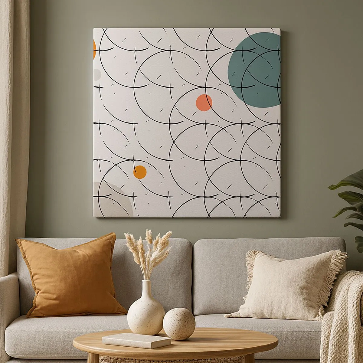 Obraz na plátne - V duchu pop-artu - 30x30 cm