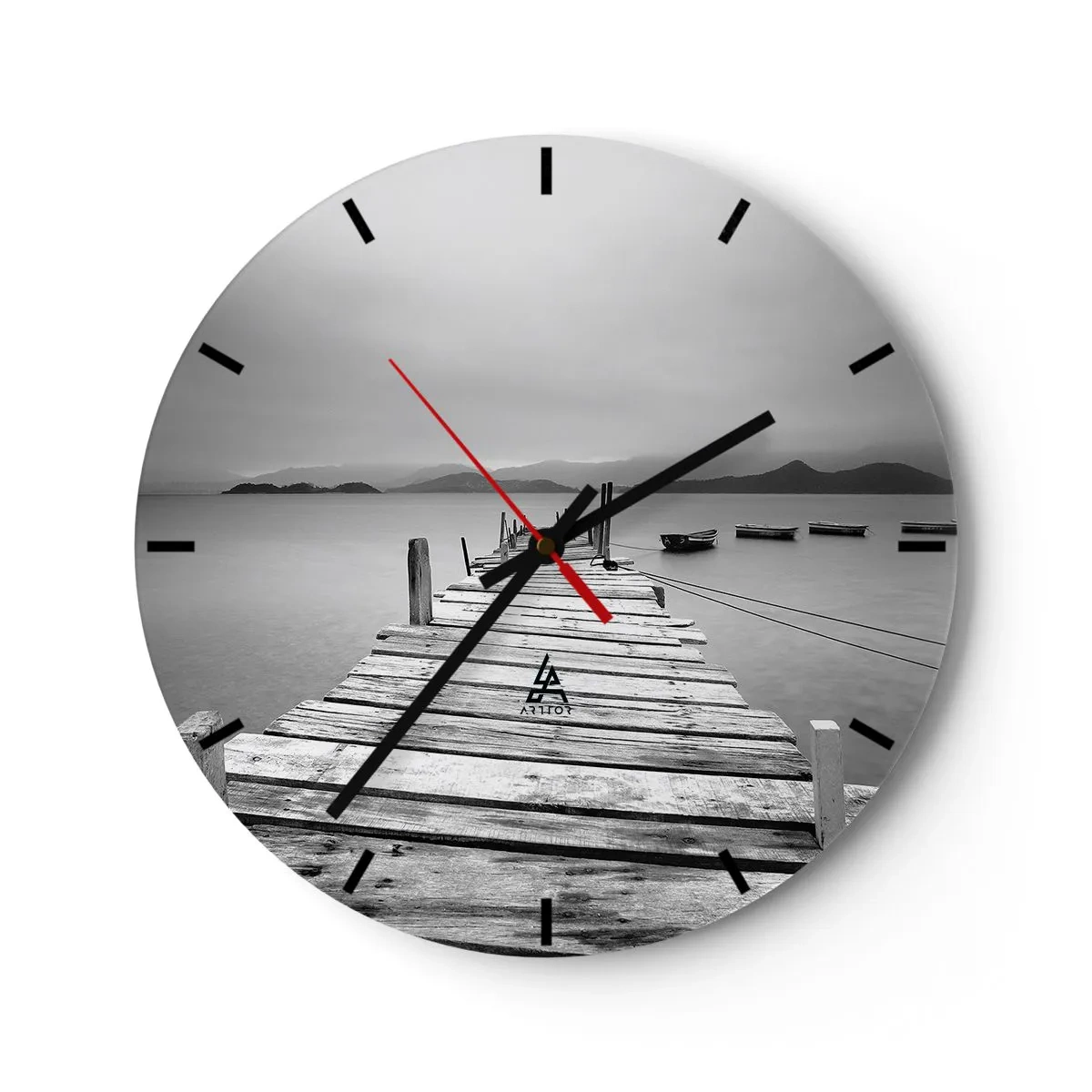 Nástenné hodiny - Za horami, za morom  - 40x40 cm