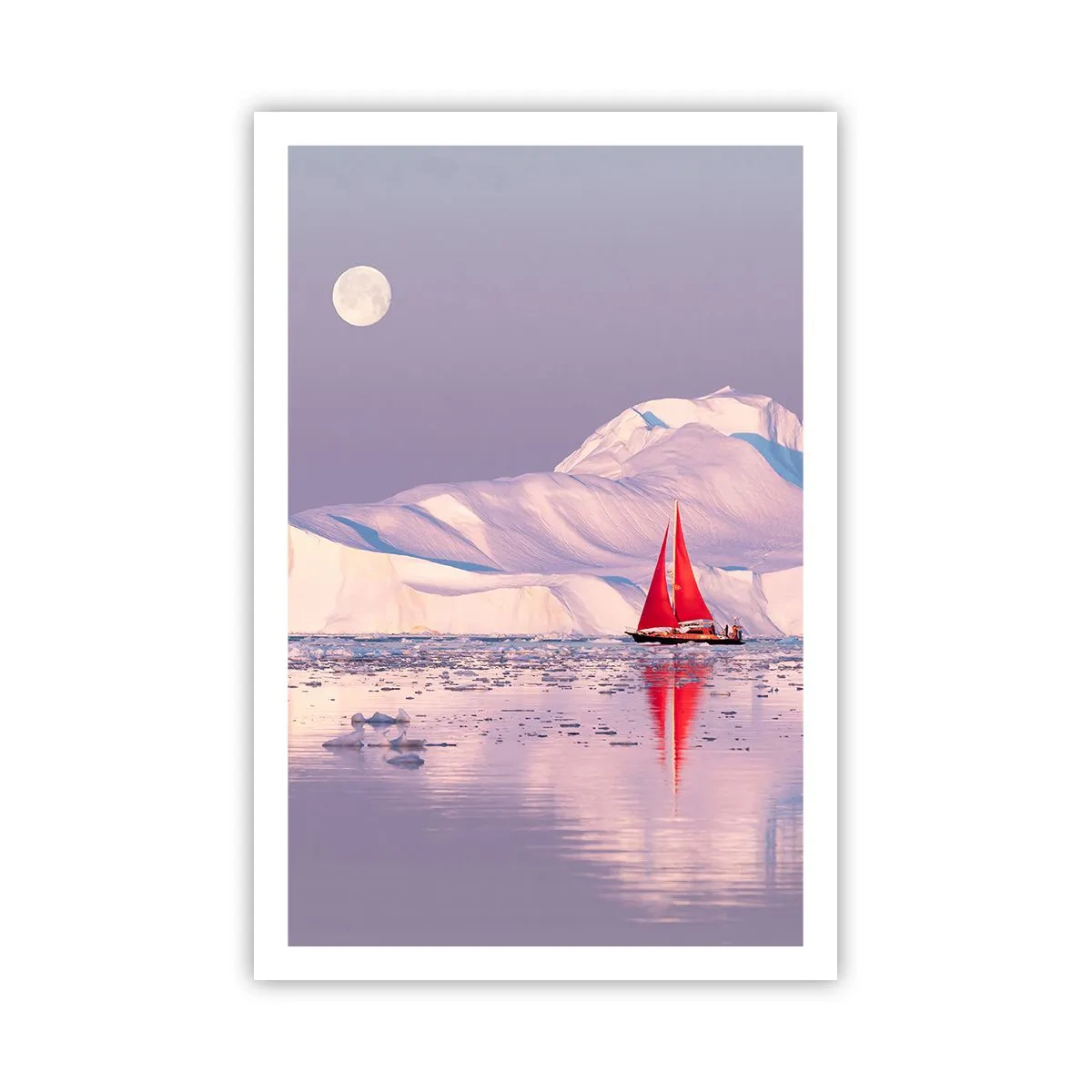 Plagát - Žiar plachty, chlad ľadu - 61x91 cm