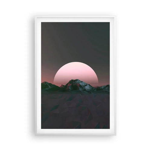 Plagát v bielom ráme - V susednej galaxii - 61x91 cm