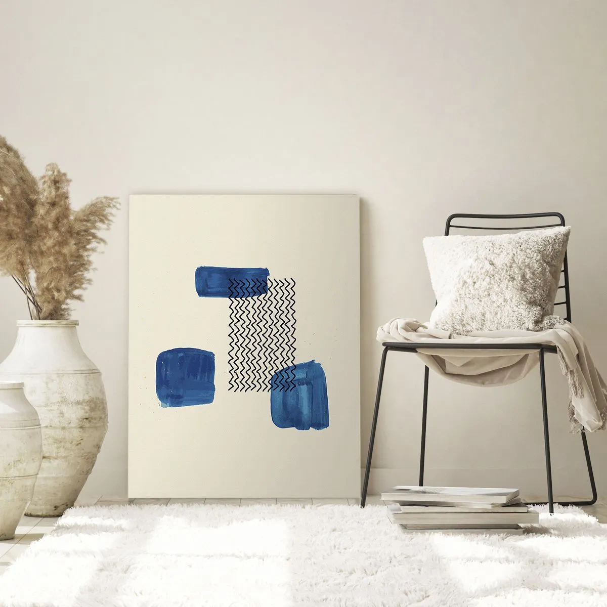 Obraz na skle - Abstraktné kvarteto - 70x100 cm