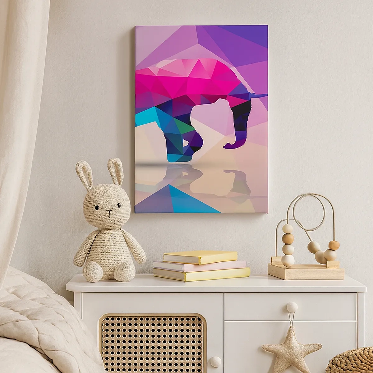 Obraz na plátne - Krištáľový dinosaurus - 50x70 cm