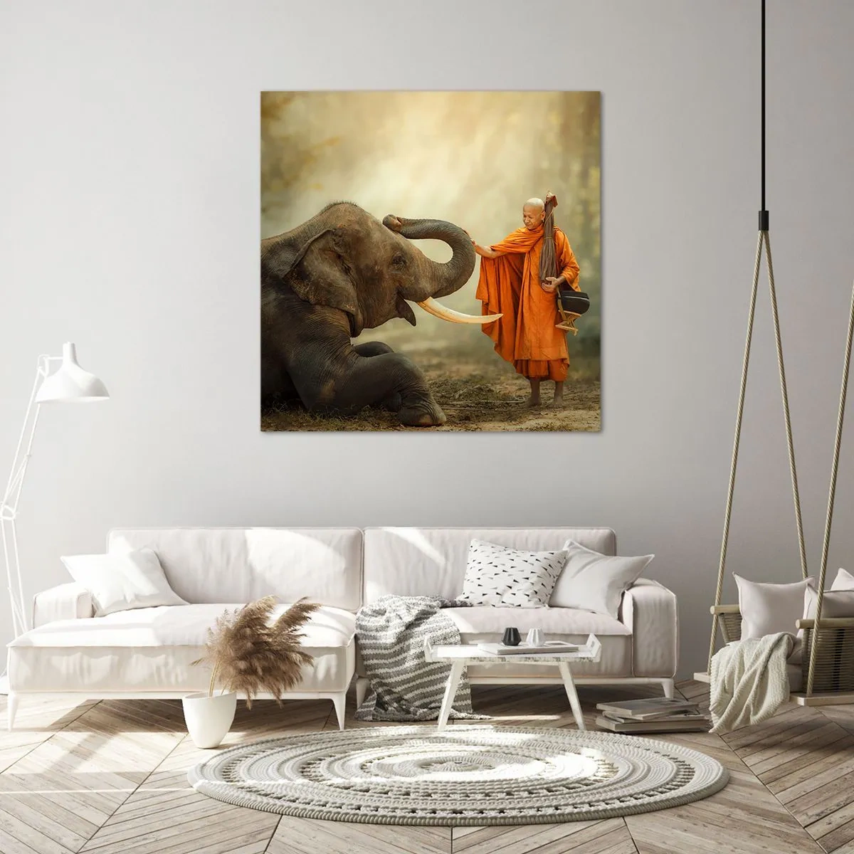 Obraz na plátne - Stretnutie na cestách - 70x70 cm