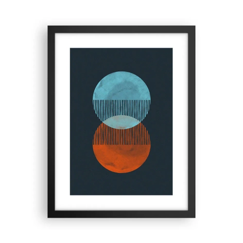 Plagát v čiernom ráme - Astronomická fantázia - 30x40 cm
