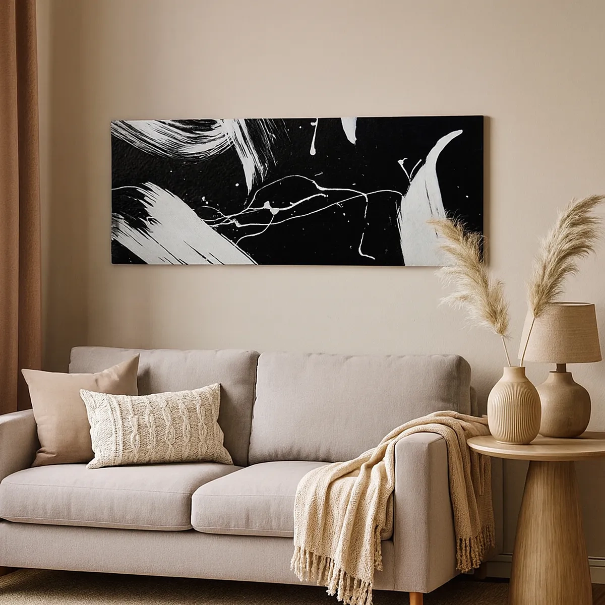 Obraz na plátne - Prelomiť temnotu - 30x30 cm