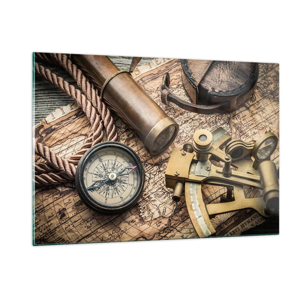 Obraz na skle - Urči smer - 120x80 cm