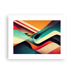 Plagát - Intenzívna kompozícia - 40x30 cm