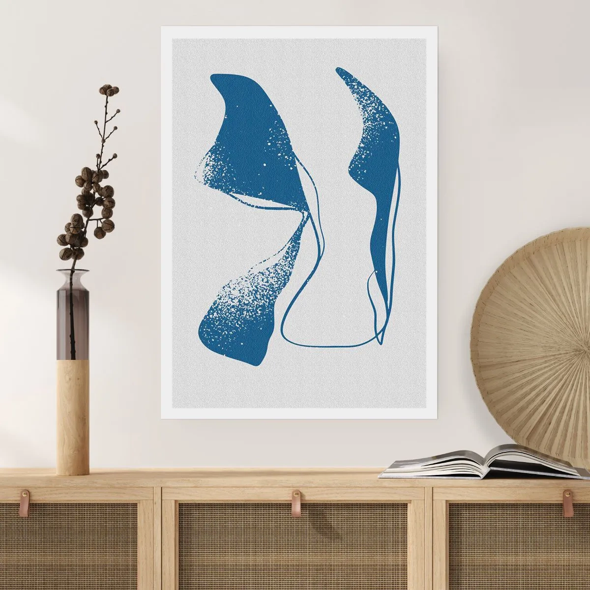 Plagát - Okrídlená abstrakcia - 40x50 cm