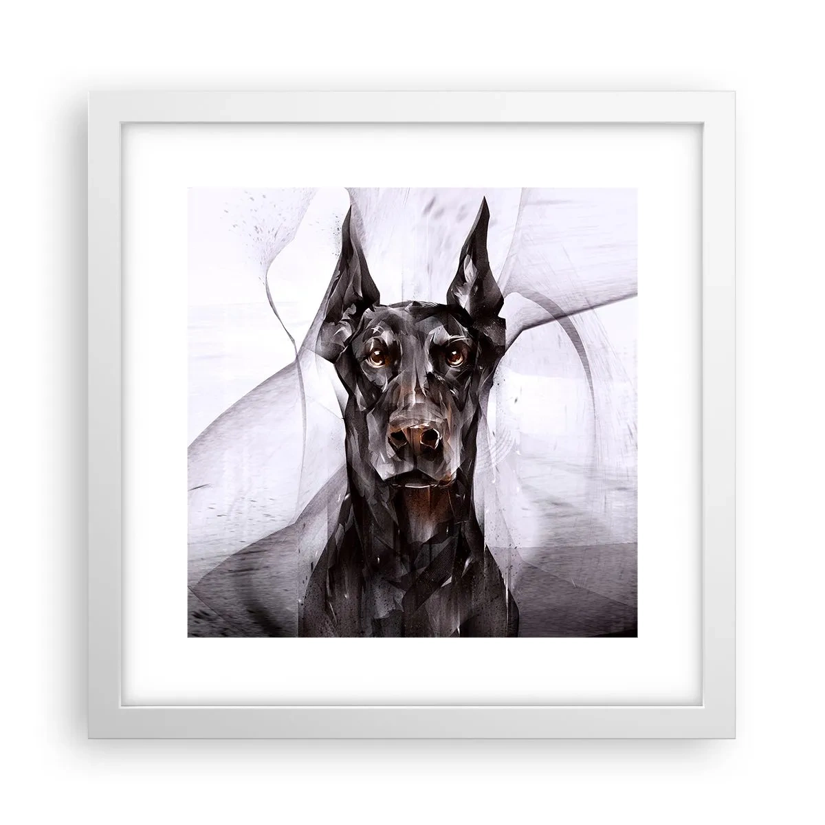 Plagát v bielom ráme - Z urodzeného rodu - 30x30 cm