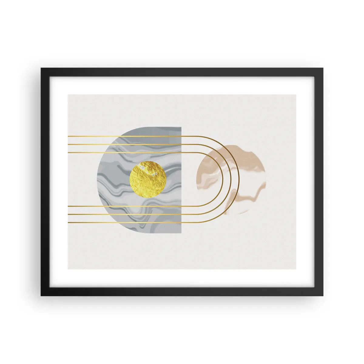 Plagát v čiernom ráme - Jas a žiarivosť - 50x40 cm