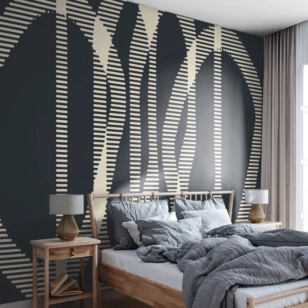 Fototapeta Premium Sand - Pokus o prelomenie temnoty - Abstrakcia, Kus, Moderný vzor - 350x256 cm