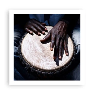 Plagát - Žite vo svojom rytme - 60x60 cm