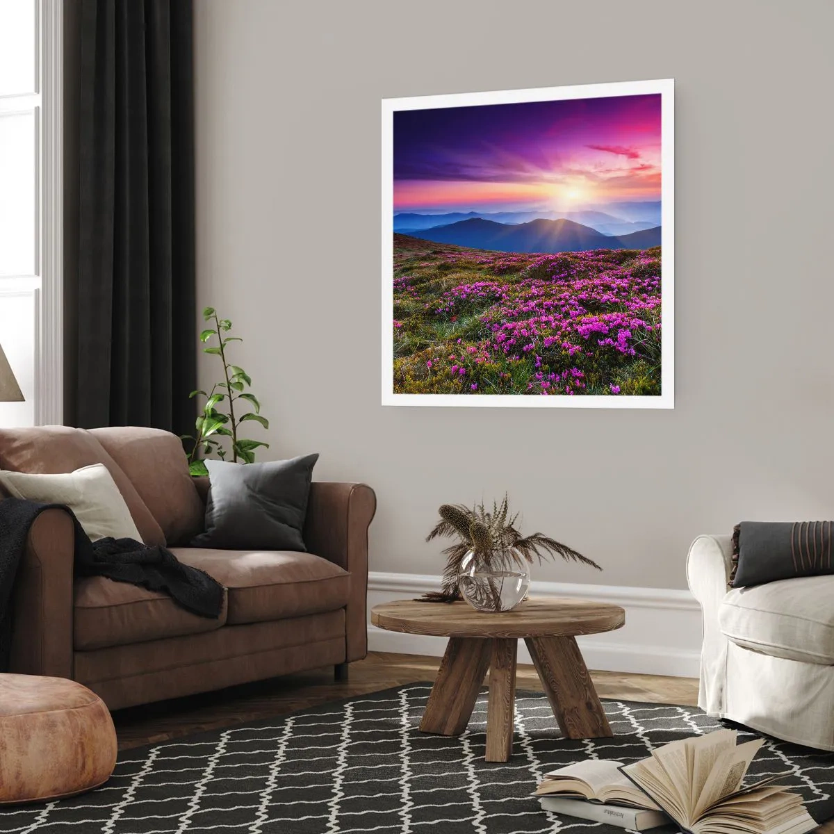Plagát - Zavoňali svieže púčiky byliniek z obilných polí - 60x60 cm