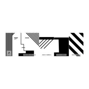 Vzorka samolepiacej fototapety Deluxe Sticker - Proste bozk - Moderné umenie, Čierna a biela, Tvár - 100x30 cm