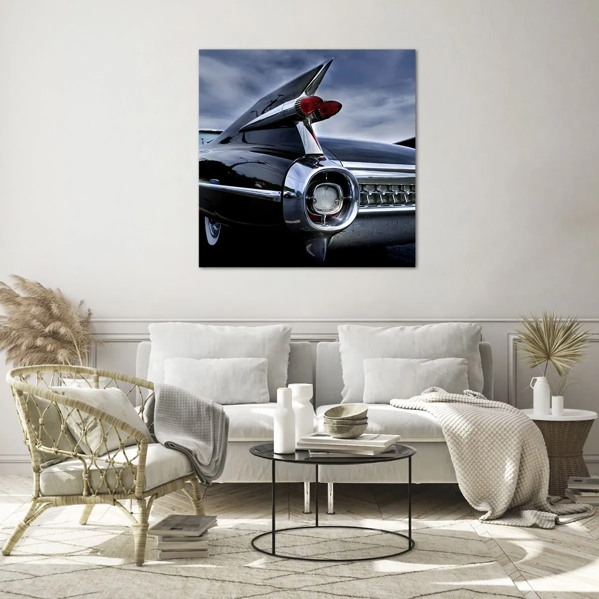 Obraz na skle - Práve preto krásny! - 60x60 cm