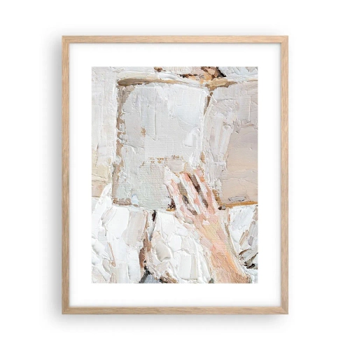 Plagát v ráme zo svetlého duba - V inom svete - 40x50 cm