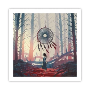 Plagát - Tajný rituál šťastia - 60x60 cm