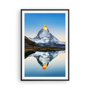 Plagát v čiernom ráme - Dva svety - 61x91 cm