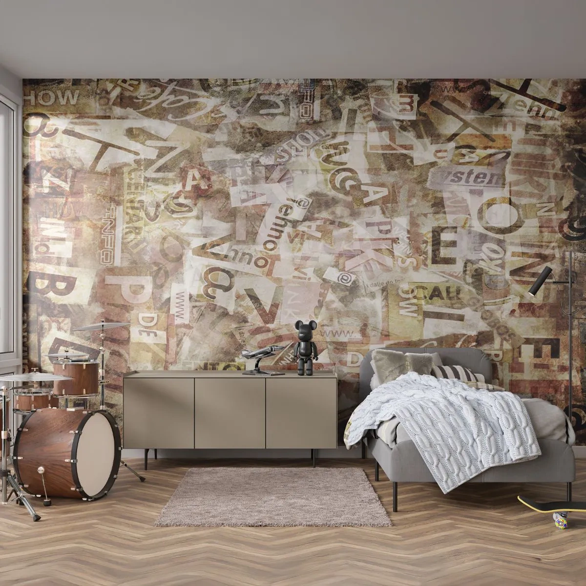 Fototapeta Standard Eco - Táraniny - Graffiti, Nástenná maľba, Kus - 200x140 cm