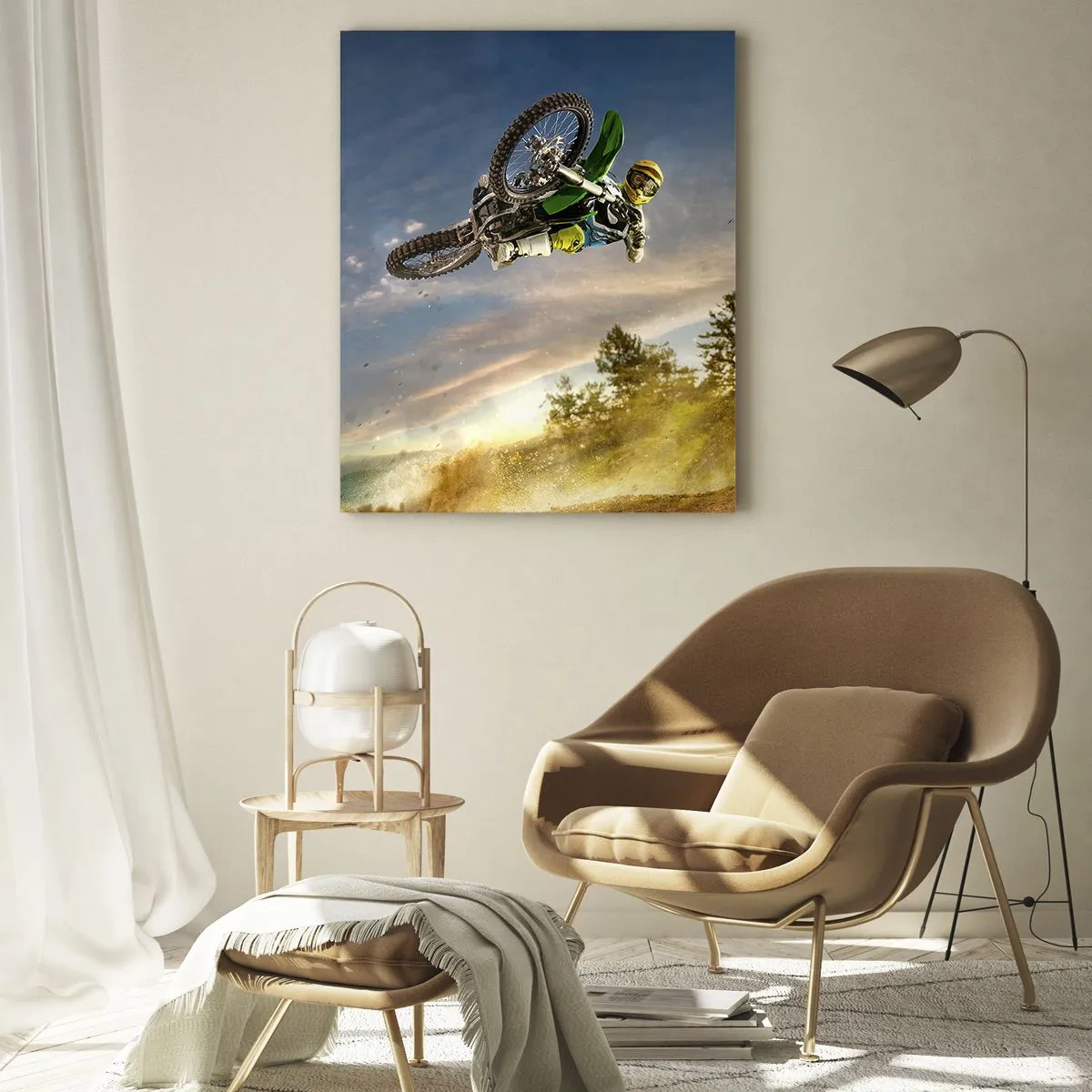 Obraz na skle - Zapni emócie! - 50x70 cm