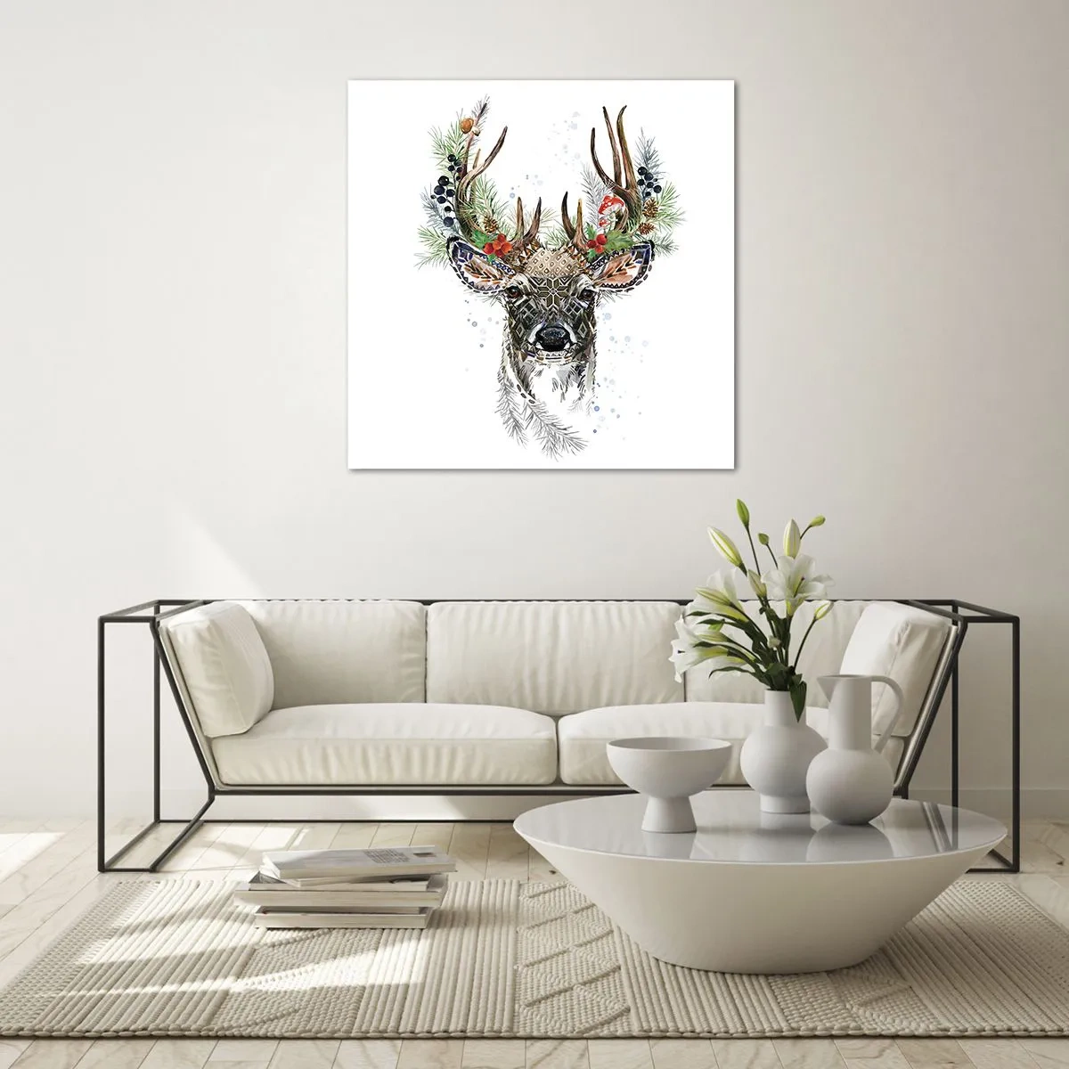 Obraz na skle - V slávnostnom rúchu - 30x30 cm