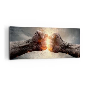 Obraz na plátne - Choď do boja - 120x50 cm