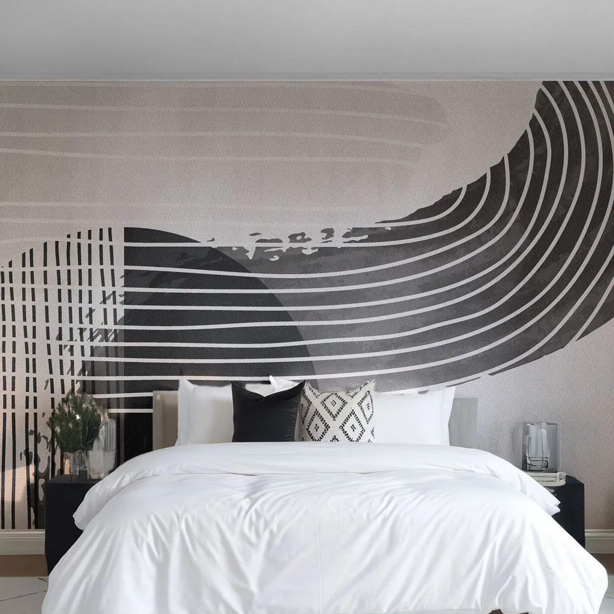Fototapeta Premium Sand - Tam a späť - Minimalizmus, Abstrakcia, Kus - 250x175 cm
