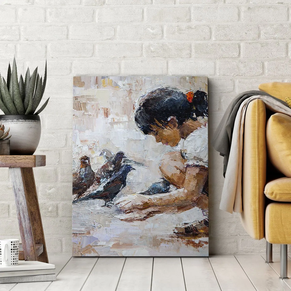 Obraz na plátne - Maličkí a najmilší - 45x80 cm
