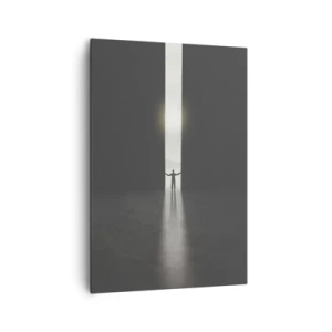 Obraz na plátne - Krok k svetlej budúcnosti - 70x100 cm