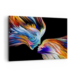 Obraz na plátne - Fúzie energie a svetla - 100x70 cm