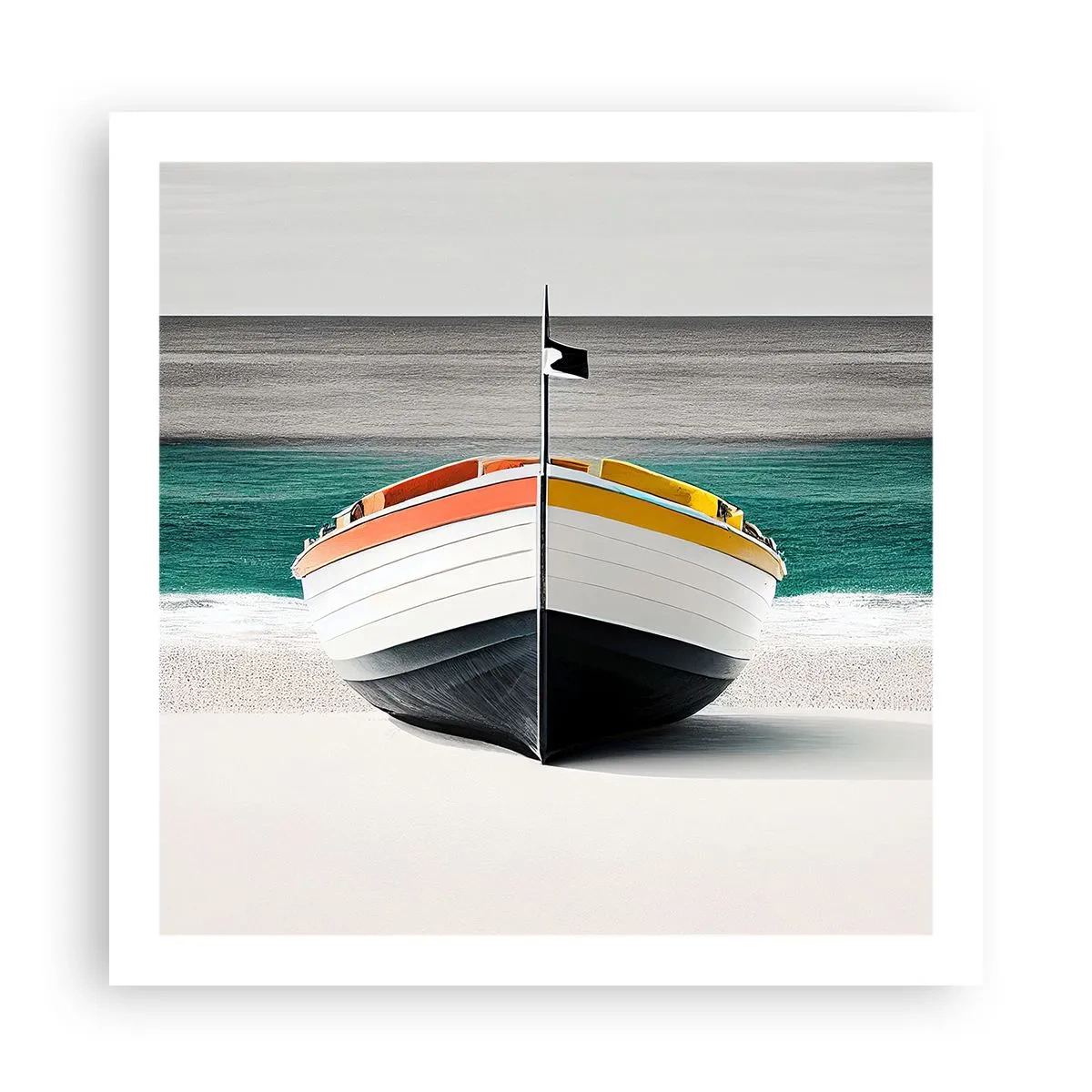 Plagát - Na správnom mieste - 60x60 cm