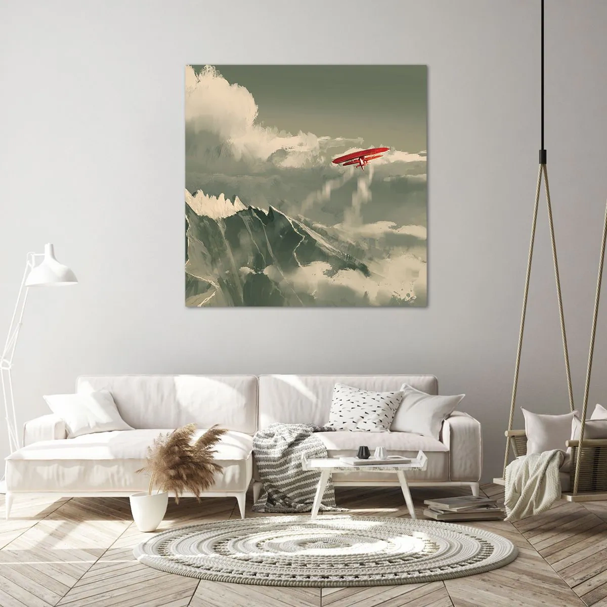 Obraz na plátne - Nebojácny priekopník - 60x60 cm