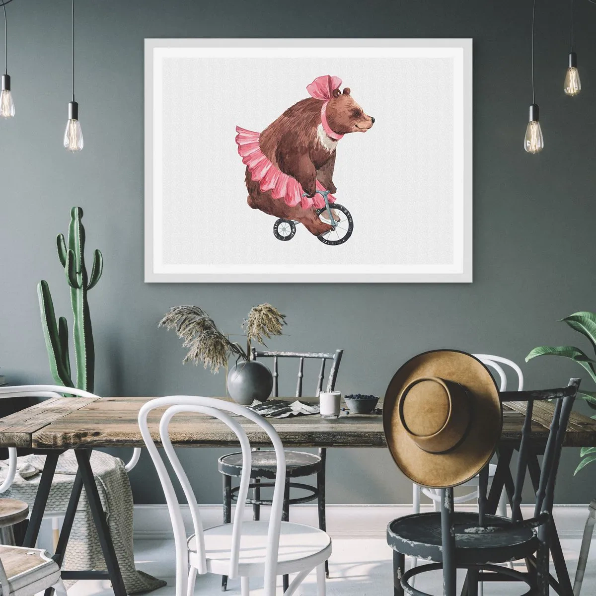 Plagát v bielom ráme - To je ale cirkus! - 91x61 cm