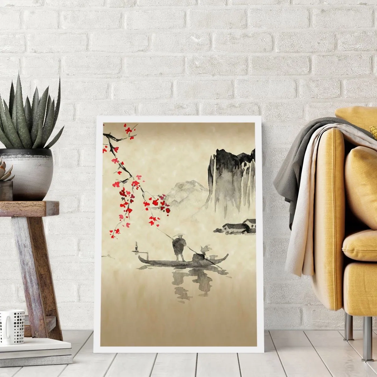 Plagát - V krajine kvitnúcich čerešní - 40x50 cm