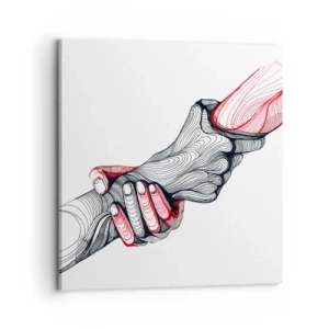 Obraz na plátne - Ste v dobrých rukách - 70x70 cm