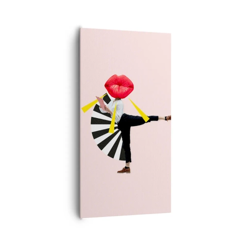 Obraz na plátne - Surrealistický pop-art - 65x120 cm