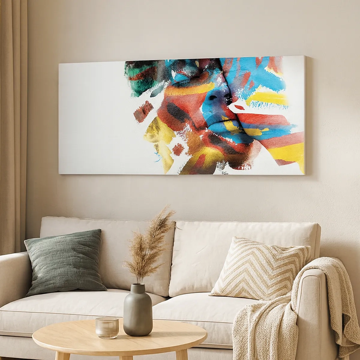 Obraz na plátne - Pestrá osobnosť - 30x30 cm