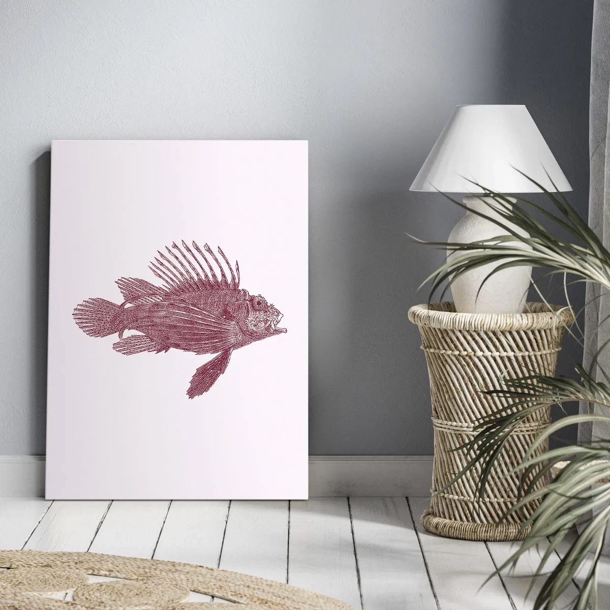 Obraz na plátne - Obyvateľka exotických vôd - 65x120 cm