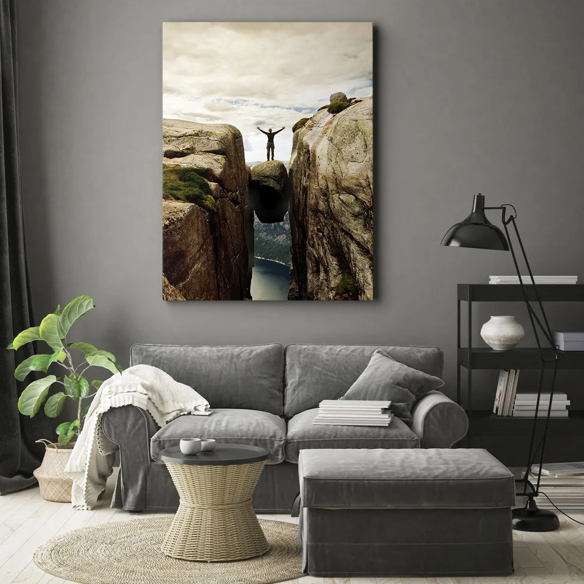 Obraz na plátne - Ako sa cítim?! - 80x120 cm