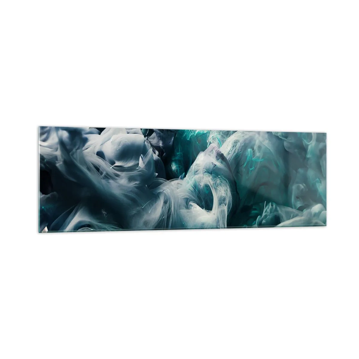 Obraz na skle - Pohyb farby - 160x50 cm