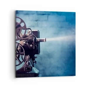 Obraz na plátne - V starom kine - 70x70 cm