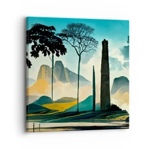 Obraz na plátne - Vyššie a vyššie - 30x30 cm