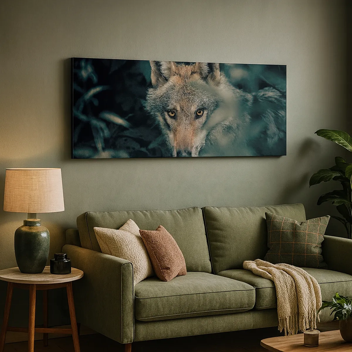 Obraz na plátne - Predátor - 30x30 cm