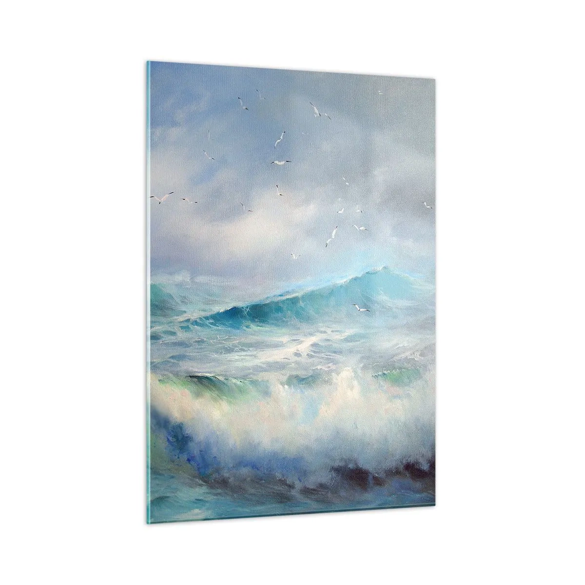 Obraz na skle - „Víchrica zavyla triumfálne…“ - 50x70 cm