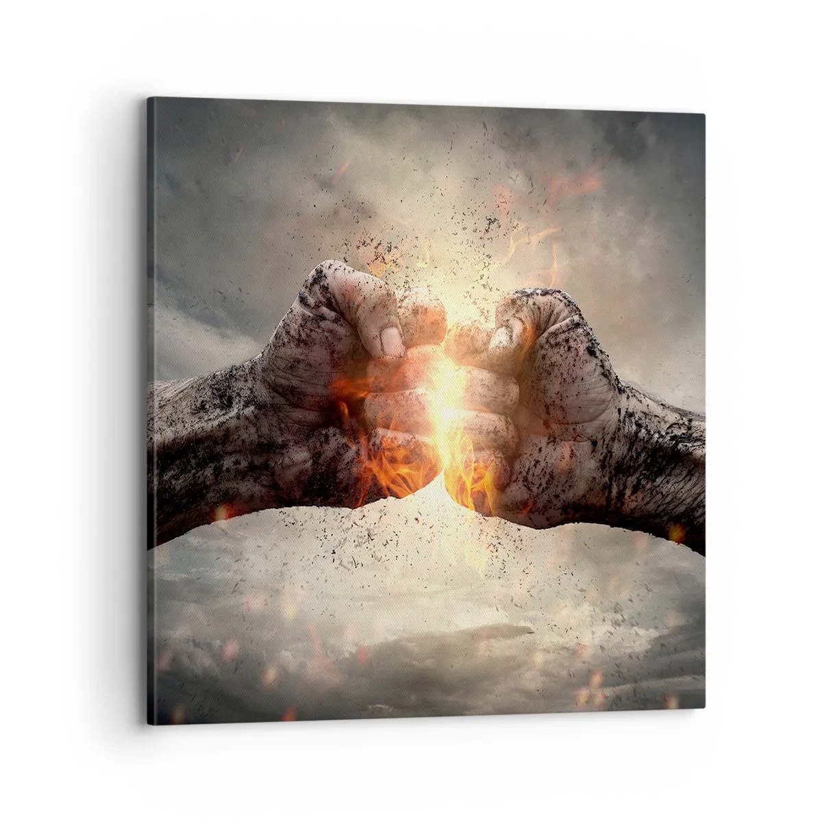 Obraz na plátne - Choď do boja - 70x70 cm