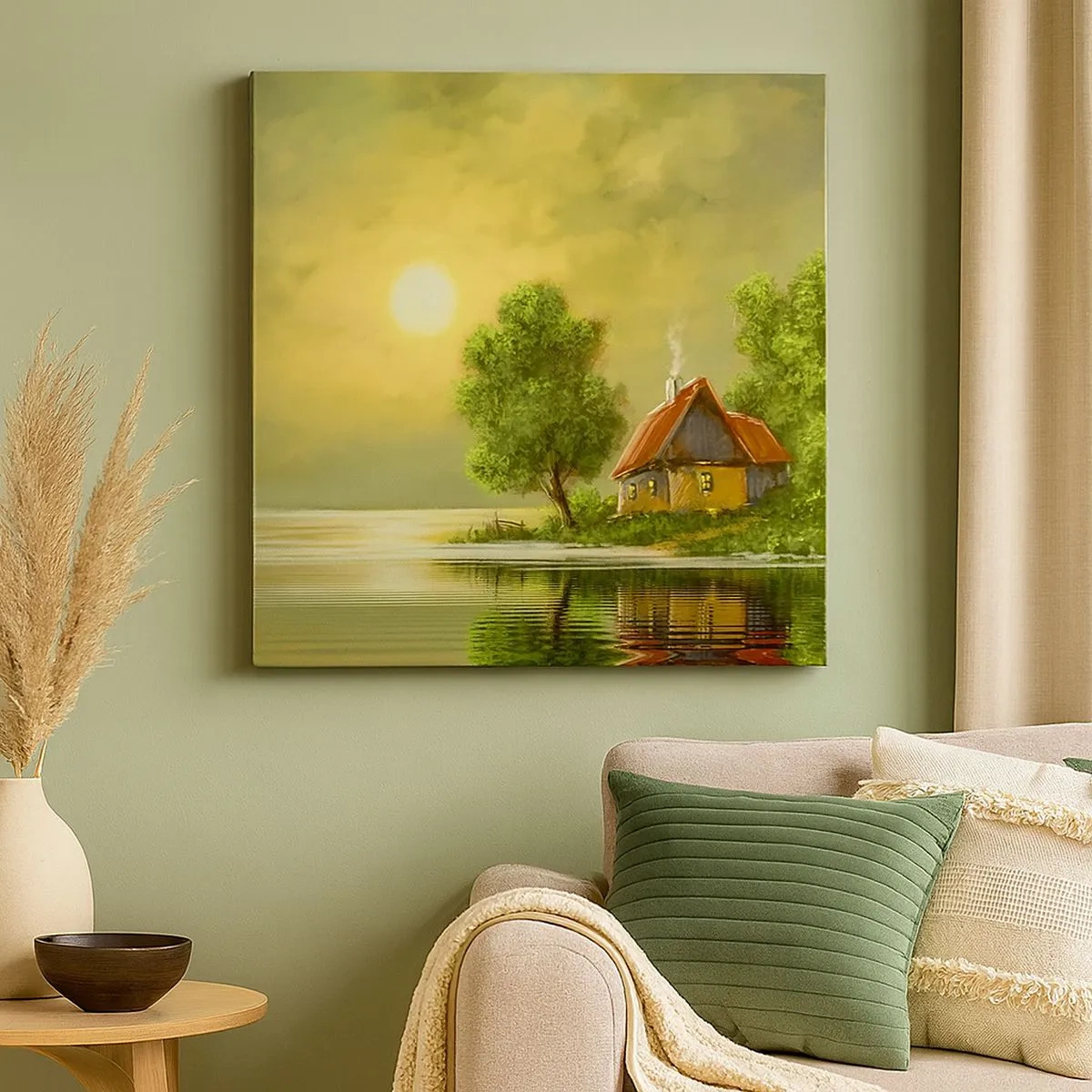 Obraz na plátne - Krásne, ako z obrázku - 30x30 cm