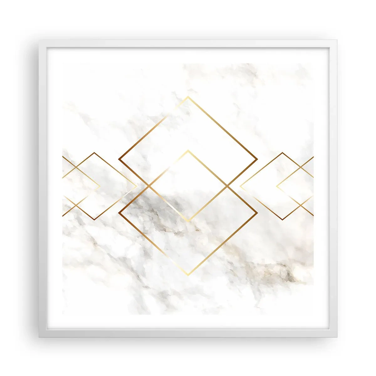 Plagát v bielom ráme - Pohľad na nekonečno - 60x60 cm